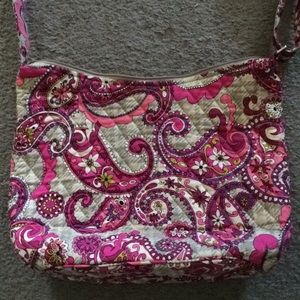 Vera bradley paisley plaid handbag